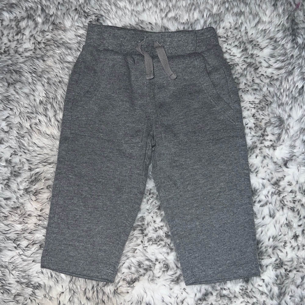 Boy gray, infant pants!
